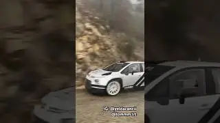 Adapting to Rain: Citro&euml;n C3 Rally2 in Wet Tarmac Rally Test | #Shorts | GSCN Videos 2024