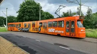 Trajectvideo vanuit de HTM GTL8 3116 SIXT share | tramlijn 1 | Scheveningen Noord - Delft Tanthof vv