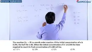 Reaction Time Calculation Explained NEET 12th Chemistry Chemical Kinetics