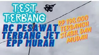Review RC Jet Tempur EPP - Drone RC Jet Mudah Dikendalikan & Anti Jatuh! ✈️🔥