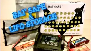BAT SAFE Lipo Battery Box Charging & Storage. Close Look, Review & Lipo Battery Bag Comparison
