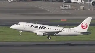 J-AIR (JLJ/JAL) Embraer ERJ-170 JA212J 羽田空港 離陸 2016.9.5