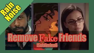 🕸️ REMOVE FAKE FRIENDS 🖤 | Expose Liars & Snakes | Rain Subliminal