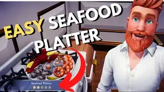 How to make Seafood Platter EASY in Disney Dreamlight Valley