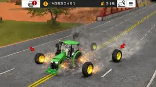Tyres Move Out Accident With John Deere 😱 Farming Simulator 18 | Fs18 Multiplayer Gameplay #fs18 