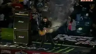 Ace Frehley Doing The National Anthem - 2010 Motorcross