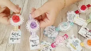 COMO FAZER LEMBRANCINHA FÁCIL E BARATA |Para o Dia das Mães|Com Rosinhas de Eva|Imã de Geladeira