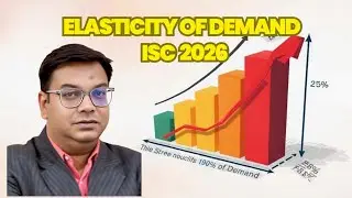 Elasticity of Demand class 12 ISC Economics part 1| Boards 2026|