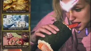 Blossomdance Sushi Meal New Food Cutscene Monster Hunter Wilds