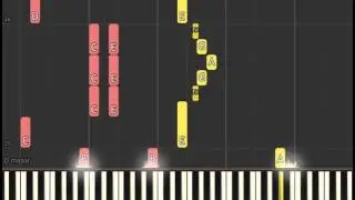 La La Land Soundtrack: A Lovely Night - Piano part only (Piano sheet & Synthesia)