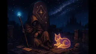 😴 Deep Sleep Fantasy Pixel Art Lullaby for Weary Souls | Dark Academia Ambient Noise 🌌
