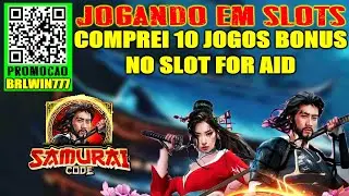 JOGANDO SLOT ONLINE Samurai Code COMPREI 10 JOGOS BONUS NO SLOT