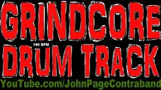Grindcore Drum Track 190 bpm