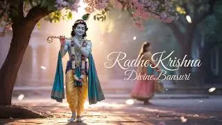 🌺 Radhe Krishna Divine Bansuri | Soul-Healing Flute Music for Devotion & Peace