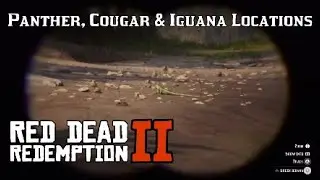 Panther, Cougar & Iguana Location for Perfect Pelt RDR2 Hunting - Red Dead Redemption 2
