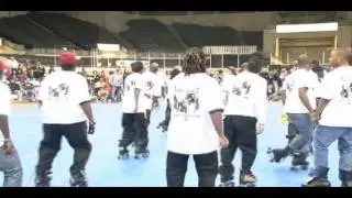 NSN peforming during the Naptown Roller Girls HalfTime Part1