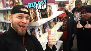 Its Blu-Ray Hunting Time!! What did we find in the wild! and we ran away from phone service people!