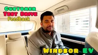 Customer Test drive feedback Review of MG Windsor EV | Full vlog in Hindi |  #youtube #vlog
