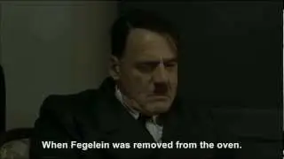 Hitler is informed Göring has failed to eat Fegelein