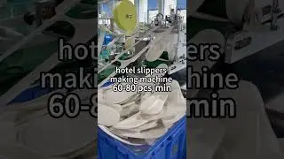 High Production Capacity Automatic Middle-End Hotel Slippers Making Machine