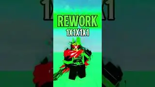 1X'S REWORK IS FINALLY HERE #roblox #forsaken #games #gaming #edit #fyp #showcase #shorts