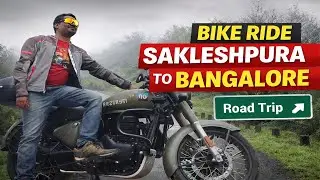 Sakleshpura to  Bangalore Bike Ride ||  Motovlog || NH 75 | Beautiful Roads