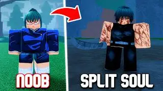 Going from Noob to 0.5% Split Soul MAKI ZENIN in Jujustu Zero Roblox!