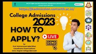 College Admissions Made Easy: How to Apply? Step-by-Step Guide to J&K UT College Registration 2023