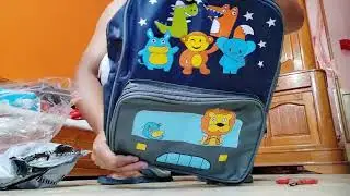 Frantic Velvet Kids School Bag unboxing