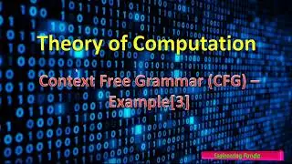 2 - Context Free Grammar Solved Example | Theory of Computation