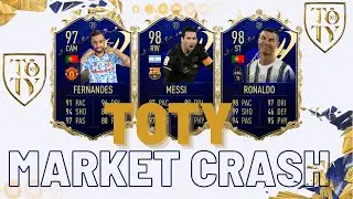 TOTY MARKET CRASH!! FUT 21 WHEN TO BUY META CARDS AND WHAT INVESTMENTS TO BUY!!