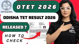 otet result 2026 | odisha tet result 2026