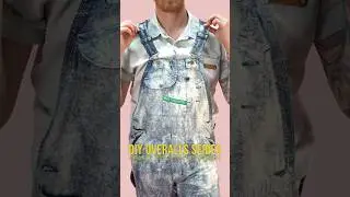 How to Acid Wash Denim Overalls | Custom Overalls Series: Part Two | #diy #acidwash #demin #bleach
