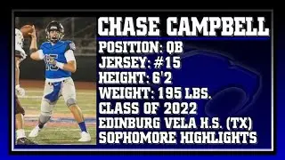 Chase Campbell [QB] Sophomore Highlights