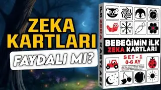 Bebeğimin İlk Zeka Kartları / Bebek Zeka Gelişim Kartları / 0-6 Ay