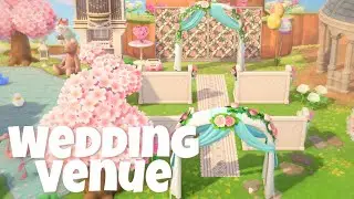 I built a wedding venue on my animal crossing island!