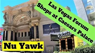 🟡 Las Vegas | Forum Shops at Caesars Palace. A Walk Around A Huge Las Vegas Strip Shopping Mall!