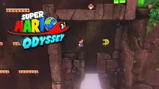 Super Mario Odyssey - Cascade Kingdom - Hidden Chasm Passage - #18/880 - 100% Walkthrough