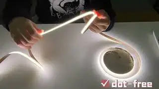 COXO flexible CCT led strip lights 2700K-6500K adjustable