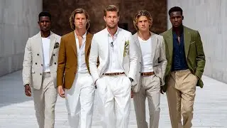 Вдохновение для мужской коллекции Louis Vuitton весна/лето 2026 | Классические образы, мягкие ней...