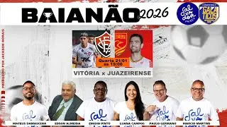 VITÓRIA 4X0 JUAZEIRENSE AO VIVO (21/01/26)