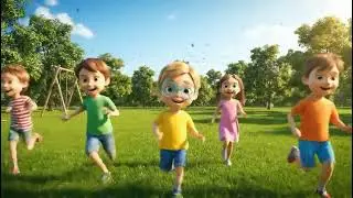 Yaii playing football in the park ⚽ Happy song 🎵 Cartoon animation 👶 Yaii Kids 🌈