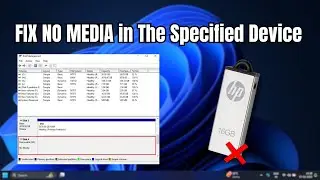 How to Fix No Media Device Error on Removable Disks?