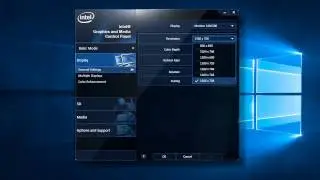 How to open Graphics properties || Windows 10