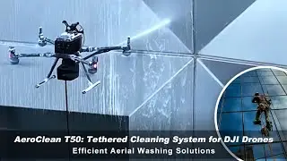 P3(T50) Revolutionary Flexible Tethered Cleaning System for DJI M300/350 - High-Pressure& Efficient!