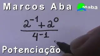 DIVISÃO DE POTÊNCIAS COM EXPOENTES NEGATIVOS  -  Pedido por aluna