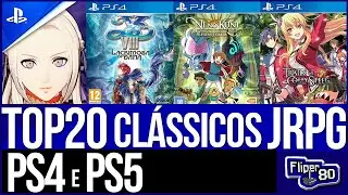 TOP 20 JRPG DO PS4 E PS5  | Melhores JRPG do PS4 e do PS5