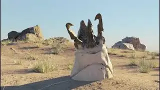 Graboid Tremors Blender Animation