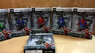 Sky Model Super Hero Avengers Flyers Helicopters. Super Man , Iron Man etc.