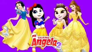 My Talking Angela 2|Angela Vs Snow White Vs Beauty and the Beast|New Update Gameplay